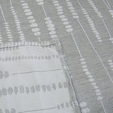 Perline Grey Jacquard Polyester Tablecloth 160 x 270cm V442-GNA-TABLEC-PERLINE270-GREY-RE