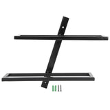 Wall Mounted Red Wine Bottle Holder Rack Storage Shelf for Household Kitchen Bar Decor2 Bottle V1294-YM0718-3115200131111