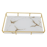 Bathroom Vanity Tray Modern Stylish Anti Slip Kitchen Sink Countertop Storage Organizer L White V1294-YM0710-3112230084113
