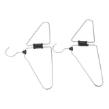 5pcs Foldable Clothes Hanger Stainless Steel Multifunctional Anti Slip Foldable Garment Hangers for V1294-YM0901-3117240334511