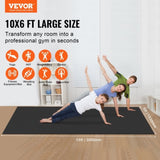 Exercise Mat, Non Slip High Density Premium Yoga Mat, Yoga Mat for Men Women, Fitness & V952-DXYJD6YC10YCV2K3FV0