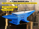 Pro Horn Anvil , 30KG/66.1LBS Weight Steel Anvil Blacksmith Blacksmith Anvil, Portable Rugged Cast V952-30KGGZ00000000001V0