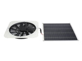 Solar Panel Fan Kit Solar Exhaust Fan 100W Solar Powered Panel with 10inch Round Fan for Greenhouse V1294-YM0706-3114230113612