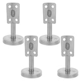 4Pcs Stainless Steel Banister Brackets Smooth Finish Stair Railing Holders V1366-AZ2-W-18747
