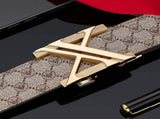 men's belt, genuine leather belt, alloy buckle belt, all-matching belt, premium men's accessories, V1106-918-41668-GOL2-125CM-49IN