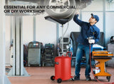T-REX 80L Mobile Waste Oil Drainer, Telescopic, with Air Compressor Fitting, for Workshop V219-VHWWODTR8PRA