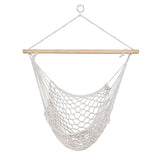 Gardeon Hammock Chair Outdoor Hanging Camping Mesh Indoor Cream HM-CHAIR-MES-CREAM