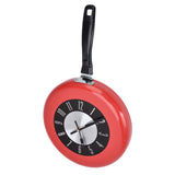 Frying Pan Wall Clock Aluminum Kitchen Pot Decorative Hanging Clocks for Dining Room Bars V1294-YM0523-3115220013511