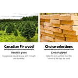 Gardeon Adirondack Outdoor Chairs Wooden Foldable Beach Chair Patio Furniture Brown FF-BEACH-NTLCHAIR-BR