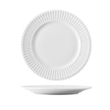 Dinner Plates Ceramic Dinner Plate Rice Soup Bowl White Relief Tableware Round Dinner Plate V1366-AZ2-W-10095