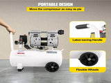 Air Compressor 6.6 Gallon, Portable Air Compressor 1 HP, Oil Free Air Compressor Steel Tank 750W, V952-WSKYJ750-25L00001V3