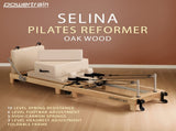 Powertrain Selina Pilates Reformer Machine Wooden Folding Multifunctional Home Gym PLT-JYI-F2W-BE