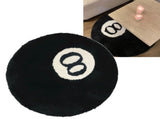 Living Room Flocked Carpet Anti Slip Sofa Table Floor Mat Dirt Resistant Bedroom Bedside Pad Black V1294-YM0512-3117220255611