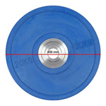 20KG PRO Olympic Rubber Bumper Weight Plate V63-783795