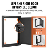 BBQ Access, 415x570 mm Single Outdoor Kitchen, Cold Plate Flush Mount, Wall Vertical V952-DMMBSCJM16X2HCHIDV0