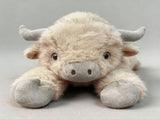 Highland Cow Stuffed Plush Doll, Realistic Long-Haired Yak Plush Figure, Fluffy Animal Plush for V1366-AZ2-W-24690