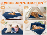 Dog Blankets for Small Dogs - Waterproof Cat Blanket Washable - Fleece Puppy Blanket, Soft Plush V1192-AZ-W-3614