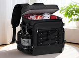 25L Insulated Cooler Backpack Freshness Preservation Backpack - Black V1308-DSZKI-203-1