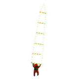 5.58ft Ladder Light with Santa Multifunctional Colourful Energy Saving LED Ladder Xmas Light for V1294-YM0901-3115240087911