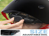 OutdoorMaster Youth & Kids Bike Helmet - Adjustable Multi-Sports Skateboard Helmet with Removable V1168-KID-TK-BR-M
