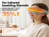 Livemor Eye and Head Massager with Heat, Eye Massager, Forehand and Temple Massager, Air Compression EYE-MASSAGE-02-3D-GY
