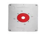300mm X 235mm X 9.5mm DIY Router Table Insert Plate and Insert Ring Woodworking V1294-YM0727-JY10791