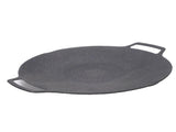 Round BBQ Grill Pan Anti Stick Coating Induction Cooker Griddle Plate for Outdoor Camping Picnic V1294-YM0901-3118260021611