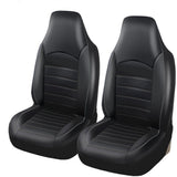 2 Pack, Universal Car Seat Covers, Waterproof Breathable Front Seat Protector Set for Cars, SUVs and V1189-LC-QP-00700