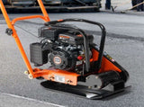 Plate Compactor, 2.8 HP 78.5CC Gas Engine 5,250 VPM, 870 kg Force Vibratory Compaction Tamper with V952-RYPBYS22128HP0NROV0