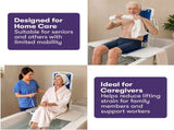 EQUIPMED Motorised Bath Lift Chair, Electric Battery Operated Reclining Seat, Bathing for Elderly & V219-HCHSHWEQ6PBA