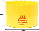 Starrett HSS Bi-Metal Hole Saw - FCH0256 Fast Cut Extra Cobalt Hole Saw - for Stainless Mild Sheet V1202-V1-SRTFCH0234