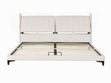 Artiss King Size Bed Frame with Adjustable Headboard, PU Leather BFRAME-H-FLEX-K-BG-ABC