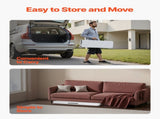 Plastic Folding Bench, 6 ft Portable Bench for Indoor/Outdoor Picnic Party Patio Camping Dining, V952-SLKZDYDZY6FTUQW6VV0