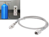 CO2 Universal External Hose Adapter G5/8-14 1m Soda PTFE Hose Soda Maker Accessories V1294-YM0901-3113210024311