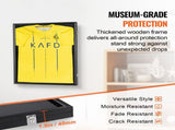 Jersey Display Frame Case, 590 x 790 x 40 mm, Large Lockable Sport Jersey Shadow Box with 98% UV V952-QYZSKJZX233356UORV0