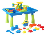 Keezi Kids Sand and Water Table Windmill Shovel Outdoor Sandpit Toys Beach Play PLAY-WINDMIL-BU