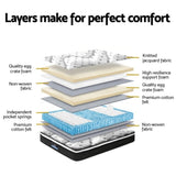 Giselle Bedding 32cm Mattress Euro Top Super King MATTRESS-B-0907-SK
