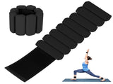 Red Adjustable Silicone Wrist & Ankle Weights - 2lb Pair Comfortable Fitness Resistance V888-ELOSUNG23733