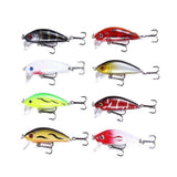 43-Pack Fishing Lure Wobbler Minnow Mixed Color V1237-ZY-506-0125