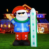 Jingle Jollys Christmas Inflatable Santa 1.6M Illuminated Decorations XMAS-INF-SUM-SAN-5FT