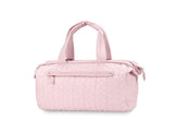 Pink Quilted Pattern Large Capacity Mummy Bag - Stylish Baby Diaper Bag for Moms, Baby Stroller Bag V888-ELOSUNG21168