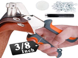 Heavy Duty Grommet Tool Kit, 500 pcs 10mm Grommets, Eyelet Tool, Press for Tarp, Grommet Kit, V1192-AZ-W-2761