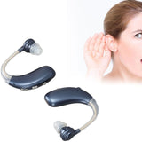 1 Pair Hearing Aids Sound Listening ABS Silicone Rechargeable Ergonomic Medical Device Blue V1237-ZY-715-310