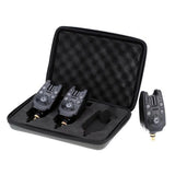 Fishing Bite Alarm Indicator Set LED Fishing Alarms 3 Extendable Aluminum Banksticks with Waterproof V1192-AZ-W-3275
