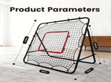 1m Football Rebounder Soccer Training Kickback Target Bounce Wall Detachable Metal Frame and PE V985-SPORTSREBOUNDER
