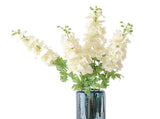 Artificial Delphinium Latex Flower 4 Pcs 31.5inch Long Stem Lifelike Real Touch for Tall Vase Home V1294-YM0901-241129HL06-1