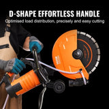30.48cm Electric Concrete Saw Wet/Dry Saw Cutter with Water Pump and Blade V952-DDHNTJ1800W12HEK8V3
