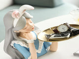 Entrance Storage Decoration Sculptures Porch Decor Tray for Living Study Bedroom Rabbit Ears V1294-YM0716-3115220067911