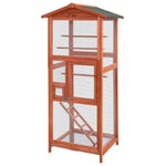 i.Pet Bird Cage 72cm x 60cm x 168cm Pet Cages Large Aviary Parrot Carrier Travel Canary Wooden XL PET-GT-BIRD-WBC02