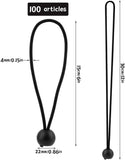 Rubber buckle - 15 cm tarpaulin clip with ball, tent rubber tarpaulin rubber - tent tensioner V1189-HB001ZSSA00014